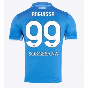 Billiga SSC Napoli Frank Anguissa #99 Hemmatröja 2024-25 Kortärmad